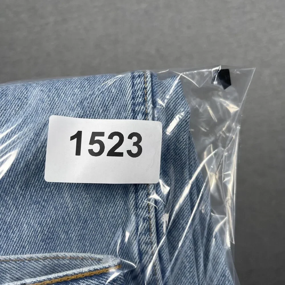VTG Levi's 501 Jeans Mens 34x34 (32x29) Light Wash Straight Classic Button Fly
